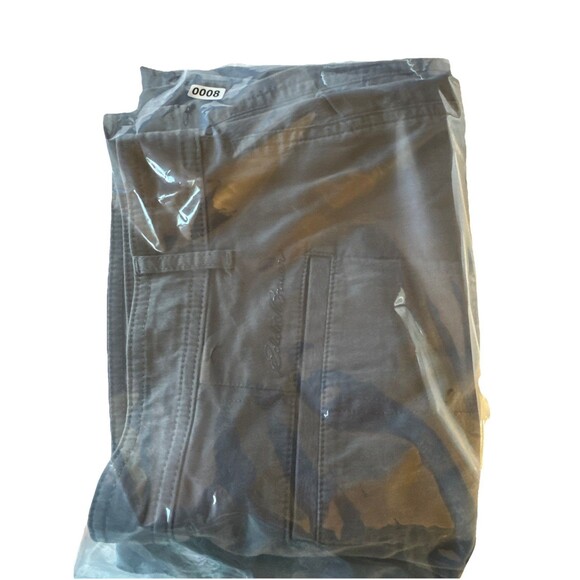 EDDIE BAUER First Ascent Guide Pro Nylon Pants Womens 14 Gray Cargo Hiking - Picture 14 of 14
